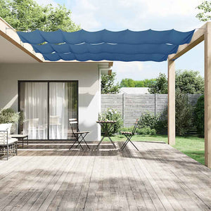 Paravento Verticale Blu 140x800 cm in Tessuto Oxford 148462