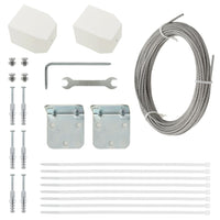 Paravento per Balcone Verde Chiaro 100x240 cm in Tessuto Oxford 148514