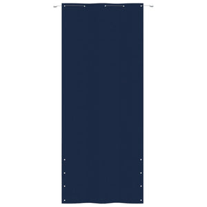 Paravento per Balcone Blu 100x240 cm in Tessuto Oxford