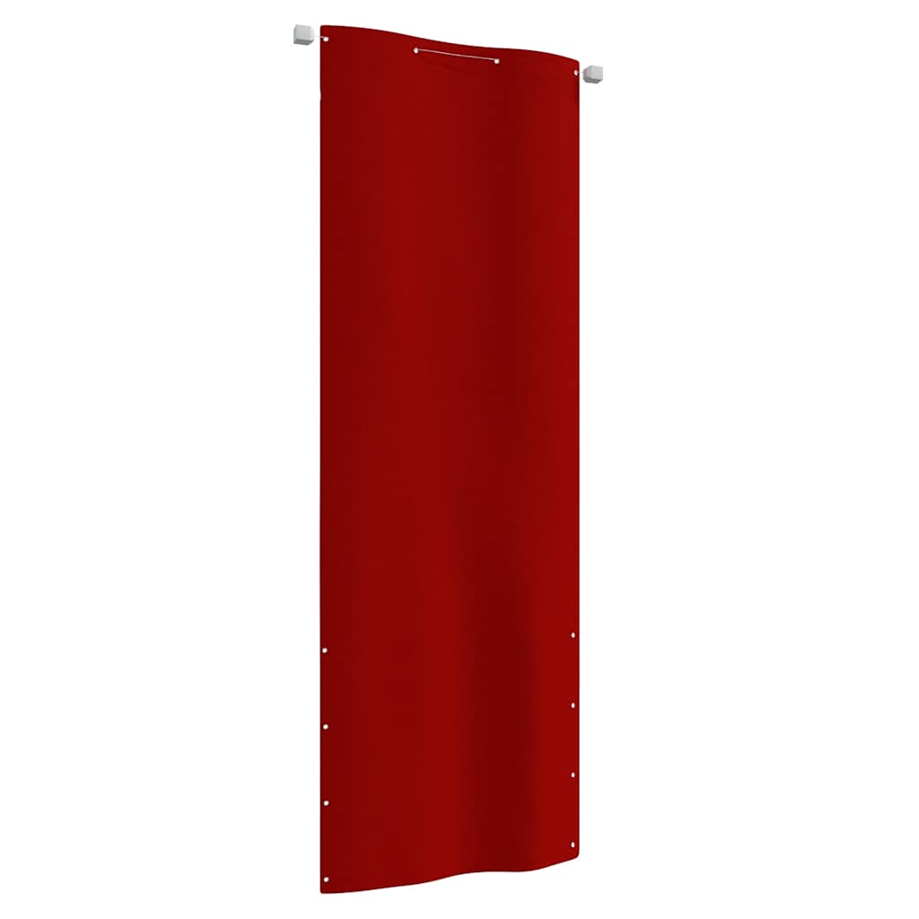 Paravento per Balcone Rosso 80x240 cm in Tessuto Oxford cod mxl 21728