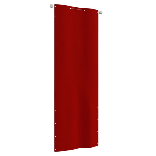 Paravento per Balcone Rosso 80x240 cm in Tessuto Oxford cod mxl 21728