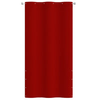 Paravento per Balcone Rosso 120x240 cm in Tessuto Oxford 148545