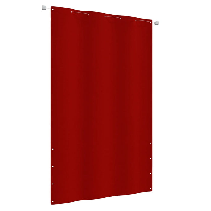 Paravento per Balcone Rosso 140x240 cm in Tessuto Oxford