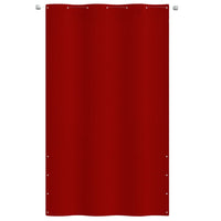 Paravento per Balcone Rosso 140x240 cm in Tessuto Oxford