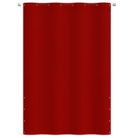 Paravento per Balcone Rosso 160x240 cm in Tessuto Oxford