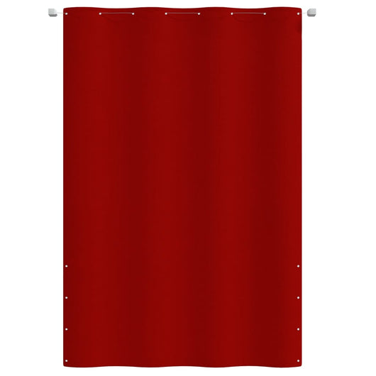 Paravento per Balcone Rosso 160x240 cm in Tessuto Oxford 148547