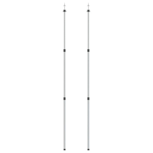 Aste Telescopiche per Tende 102-260 cm 2pz in Alluminio 315219