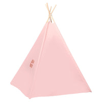 Tenda Tipi per Bambini con Borsa Rosa Microfibra 120x120x150cm 80270