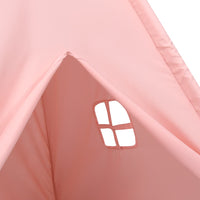 vidaXL Tenda Tipi per Bambini con Borsa Rosa Microfibra 120x120x150cm