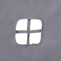 vidaXL Tenda Tipi Bambini con Borsa Grigio Microfibra 120x120x150cm