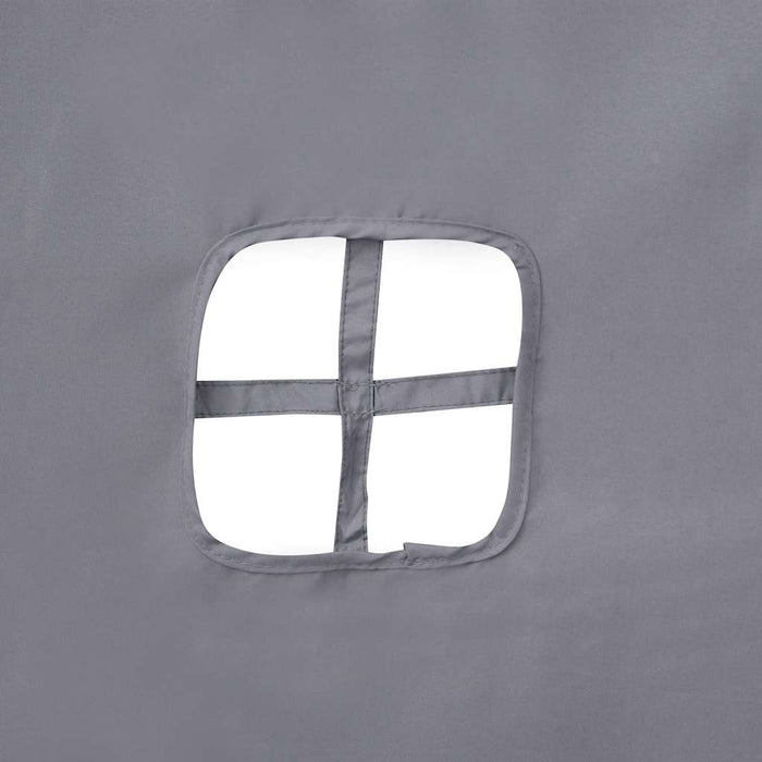 Tenda Tipi Bambini con Borsa Grigio Microfibra 120x120x150cm 80272