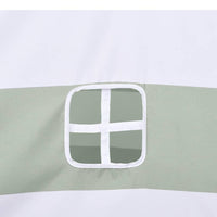 Tenda per bambini Rigato Grigio e Bianco 120 x 120 x 150 cm 80273