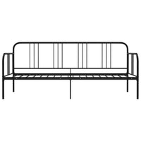 Divano Letto Telaio Nero in Metallo 90x200 cm cod mxl 62170