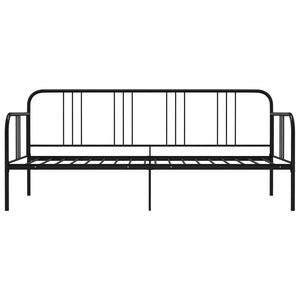 Divano Letto Telaio Nero in Metallo 90x200 cm cod mxl 62170