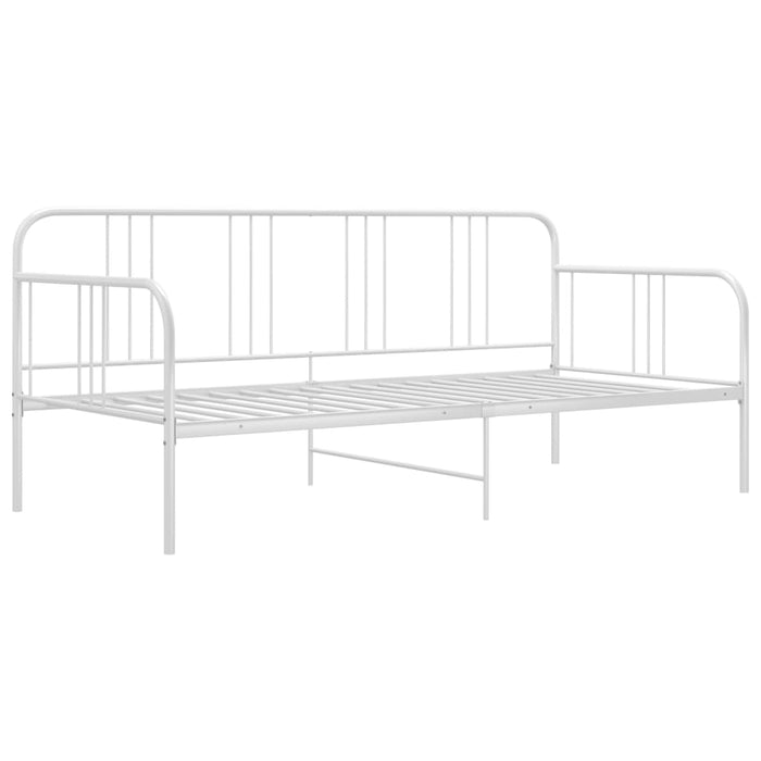 Divano Letto-Sofa Letto-Daybed Bianco in Metallo 90x200 cm