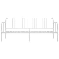 Divano Letto Bianco in Metallo 90x200 cm