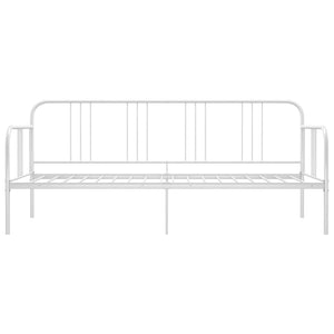 Divano Letto Bianco in Metallo 90x200 cm 324750