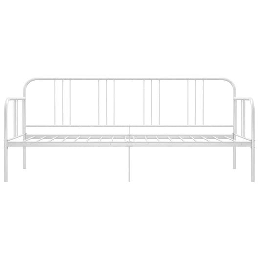 Divano Letto Bianco in Metallo 90x200 cm 324750