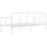 Divano Letto Bianco in Metallo 90x200 cm 324750