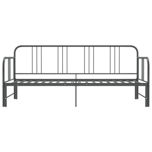 Telaio Divano Letto Estraibile Grigio in Metallo 90x200 cm cod mxl 50084