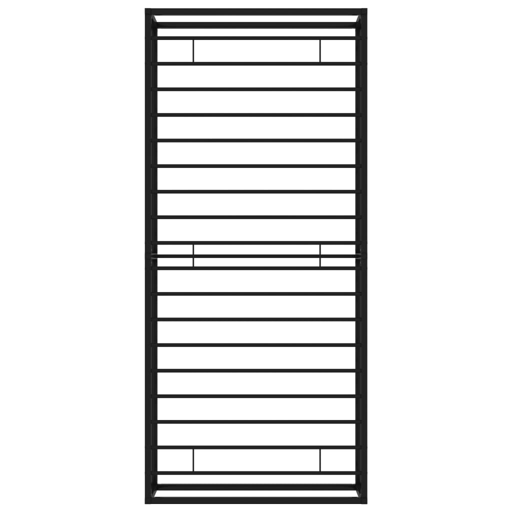 Giroletto Nero in Metallo 90x200 cm