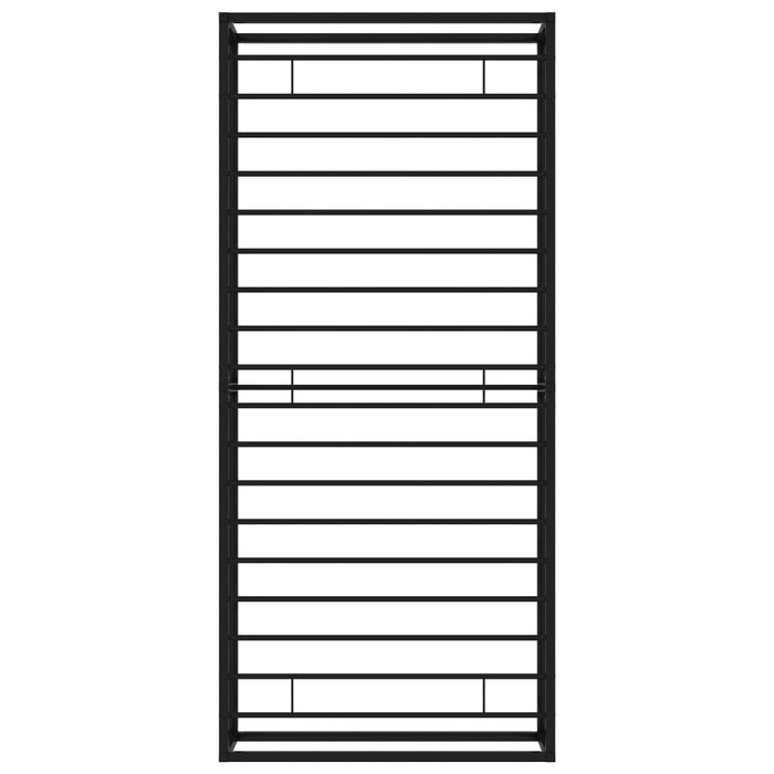 Giroletto Nero in Metallo 90x200 cm