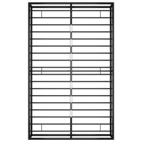 Giroletto Nero in Metallo 120x200 cm