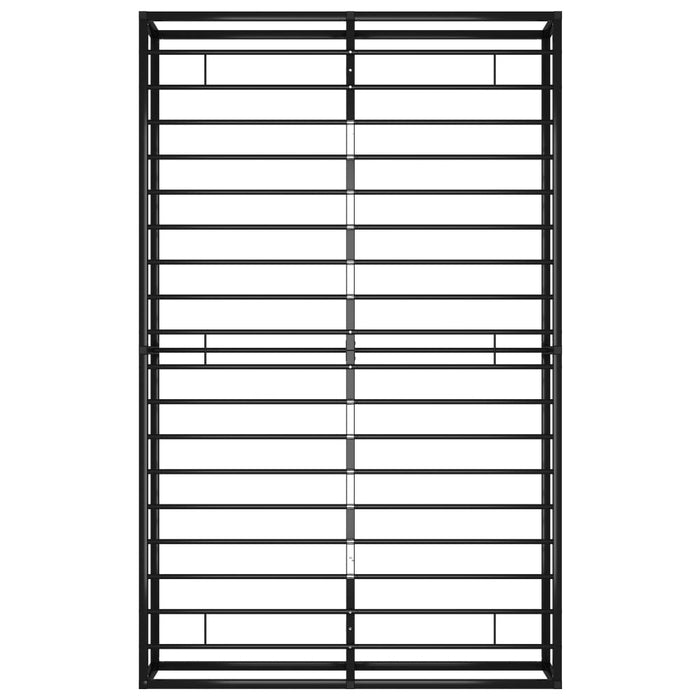 Giroletto Nero in Metallo 120x200 cm