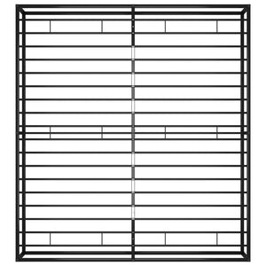 Giroletto Nero in Metallo 200x200 cm cod mxl 52927