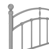 Giroletto Grigio in Metallo 90x200 cm 324969