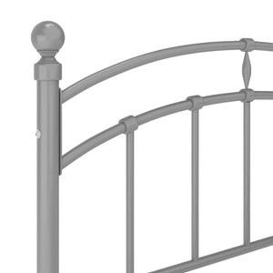 Giroletto Grigio in Metallo 120x200 cm 324975