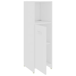 Set Mobili da Bagno 4 pz Bianco in Legno Multistrato 3056880