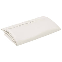Telo di Ricambio per Ombrellone Bianco Sabbia 350 cm 313813
