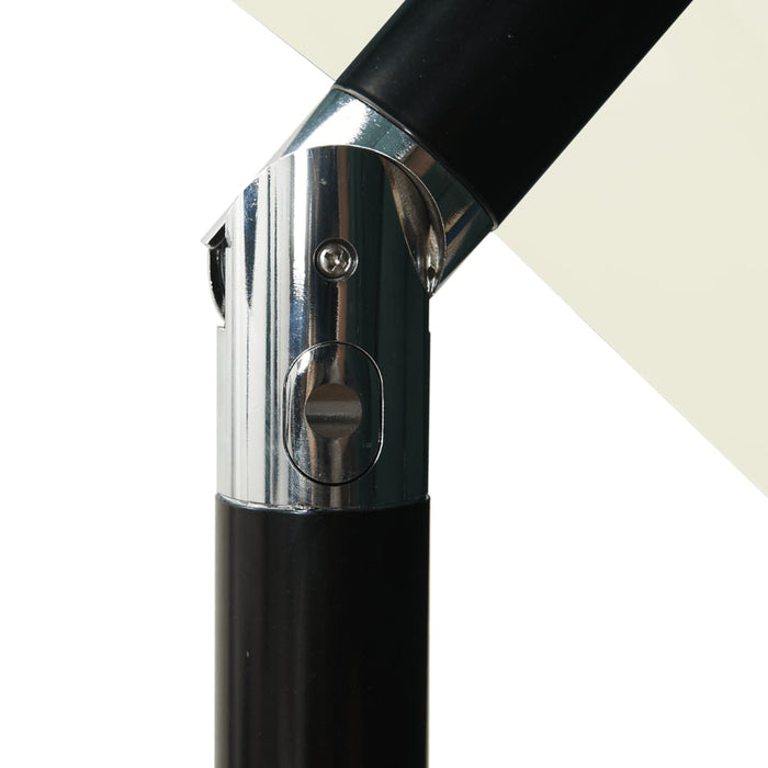 Ombrellone 3 livelli con palo in alluminio 2,5 x 2,5 mt sabbia 02_0008763