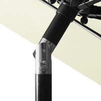 Ombrellone 3 livelli con palo in alluminio 3 mt sabbia 02_0008765