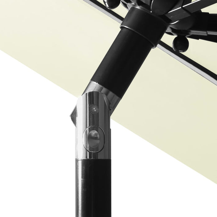 Ombrellone 3 livelli con palo in alluminio 3 mt sabbia 02_0008765