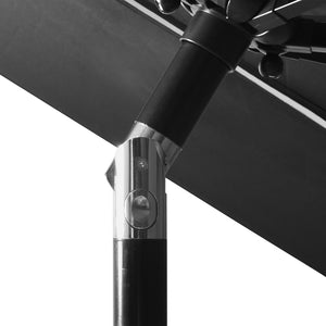 Ombrellone a 3 Livelli con Palo in Alluminio Antracite 3 m 313870