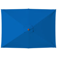 Ombrellone da Esterni con Palo in Legno 150x200 cm Blu cod mxl 19217