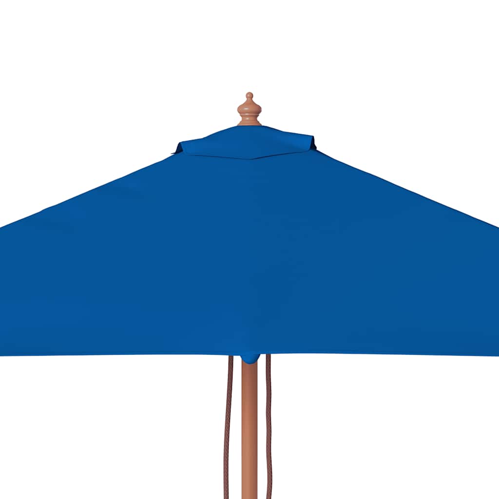 Ombrellone da Giardino con Palo in Legno 150x200 cm Blu 313885