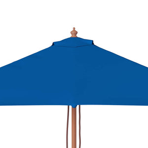 Ombrellone da Giardino con Palo in Legno 150x200 cm Blu 313885