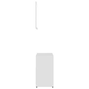 Set Mobili da Bagno 3 pz Bianco in Truciolato cod mxl 42681