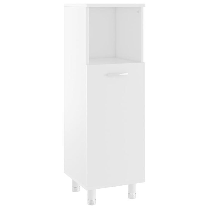 Set Mobili da Bagno 3 pz Bianco in Truciolato 3056943