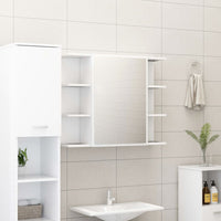 Set Mobili da Bagno 3 pz Bianco in Truciolato 3056952