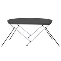 Bimini di Prua con Tendalino a 2 Archi Antracite 150x120x110 cm cod mxl 63331