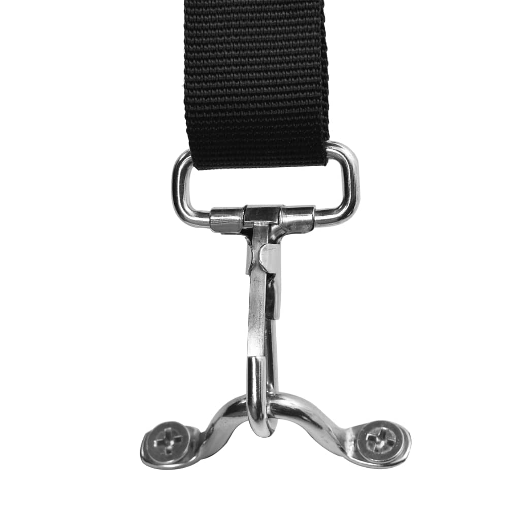 Bimini di Prua con Tendalino a 3 Archi Antracite 183x140x137 cm 93133