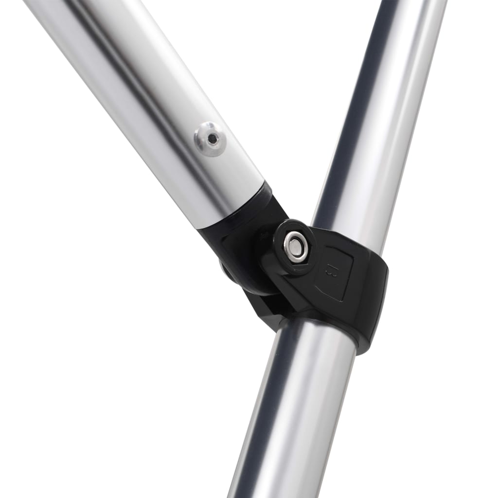 Bimini di Prua con Tendalino a 4 Archi Antracite 243x180x137 cm 93137