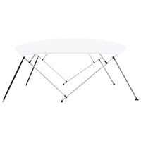 Bimini di Prua Tendalino a 4 Archi Bianco 243x(230-244)x137 cm cod mxl 69831