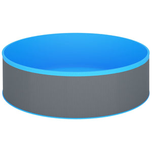 Piscina Fuori Terra 350x90 cm Grigio