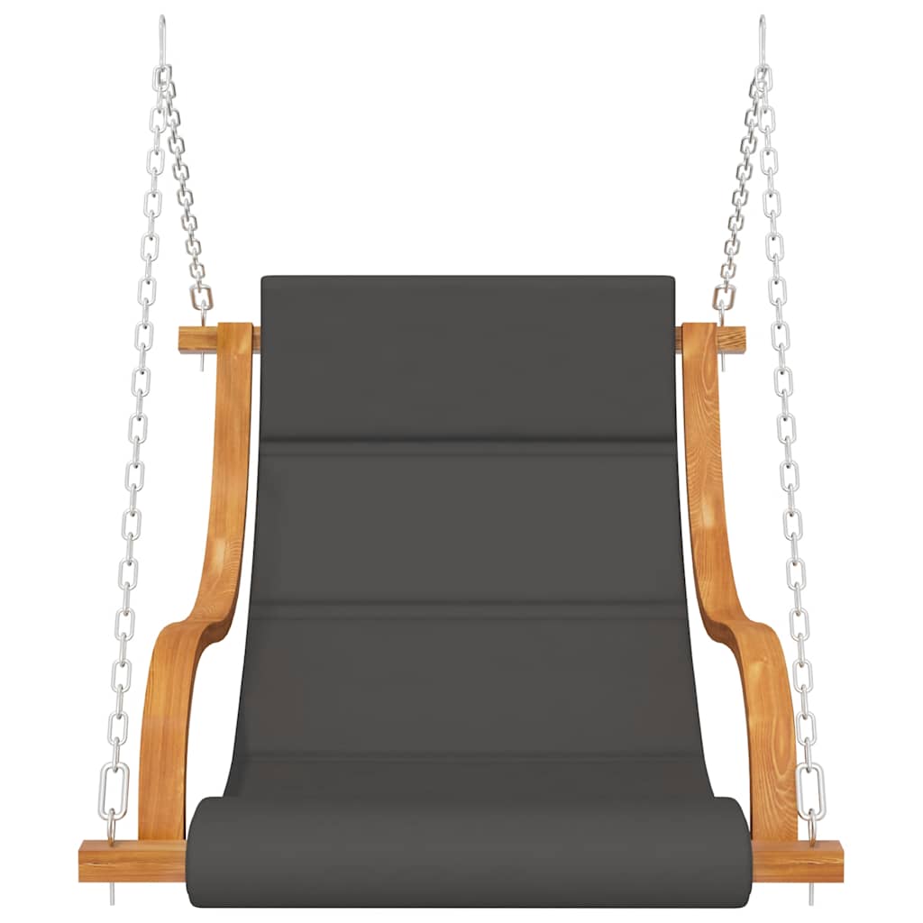 Sedia a Dondolo con Cuscino in Legno Curvato Finitura in Teak cod mxl 41874