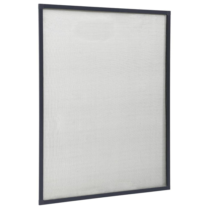 vidaXL Zanzariera per Finestre Antracite 100x120 cm